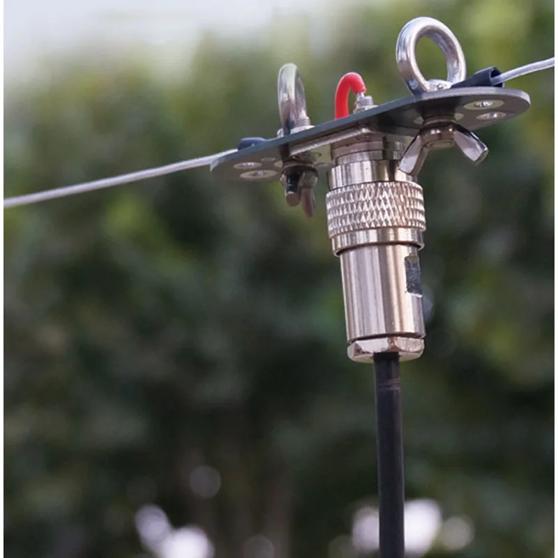 New Mini AT-DP Adapter Board Long Line End Feed GP Positive V Inverted V Dipole Short Wave Antenna external antenna