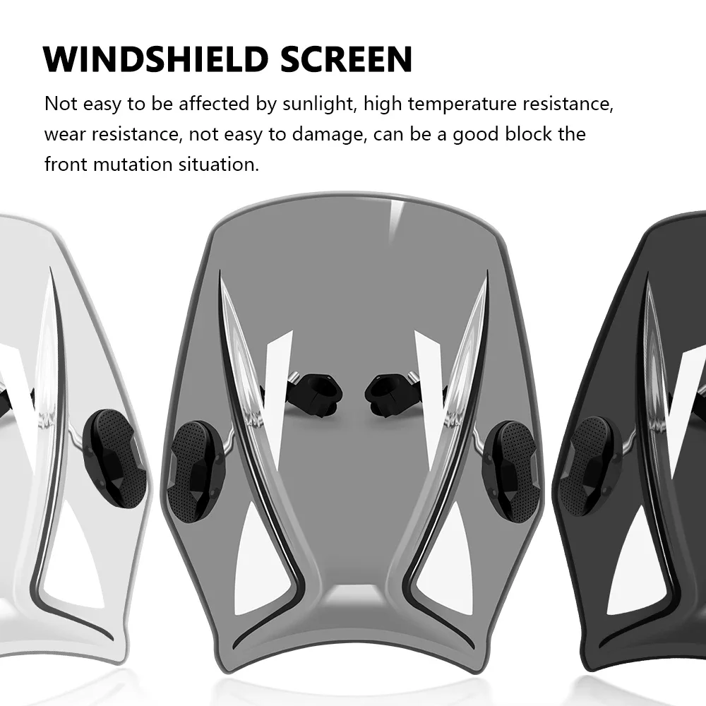 For GROM 125 GROM125 MSX125 MSX 125  Wind Deflector New Universal Motorcycle Windscreen Windshield Covers Screen Motorb_voghion.com