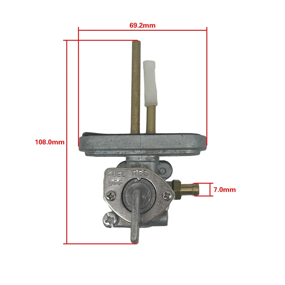 Petcock Fuel Gas Tap Valve Right or Left For Yamaha XS650 XS750 Special XS850 XS1100 - Image 4