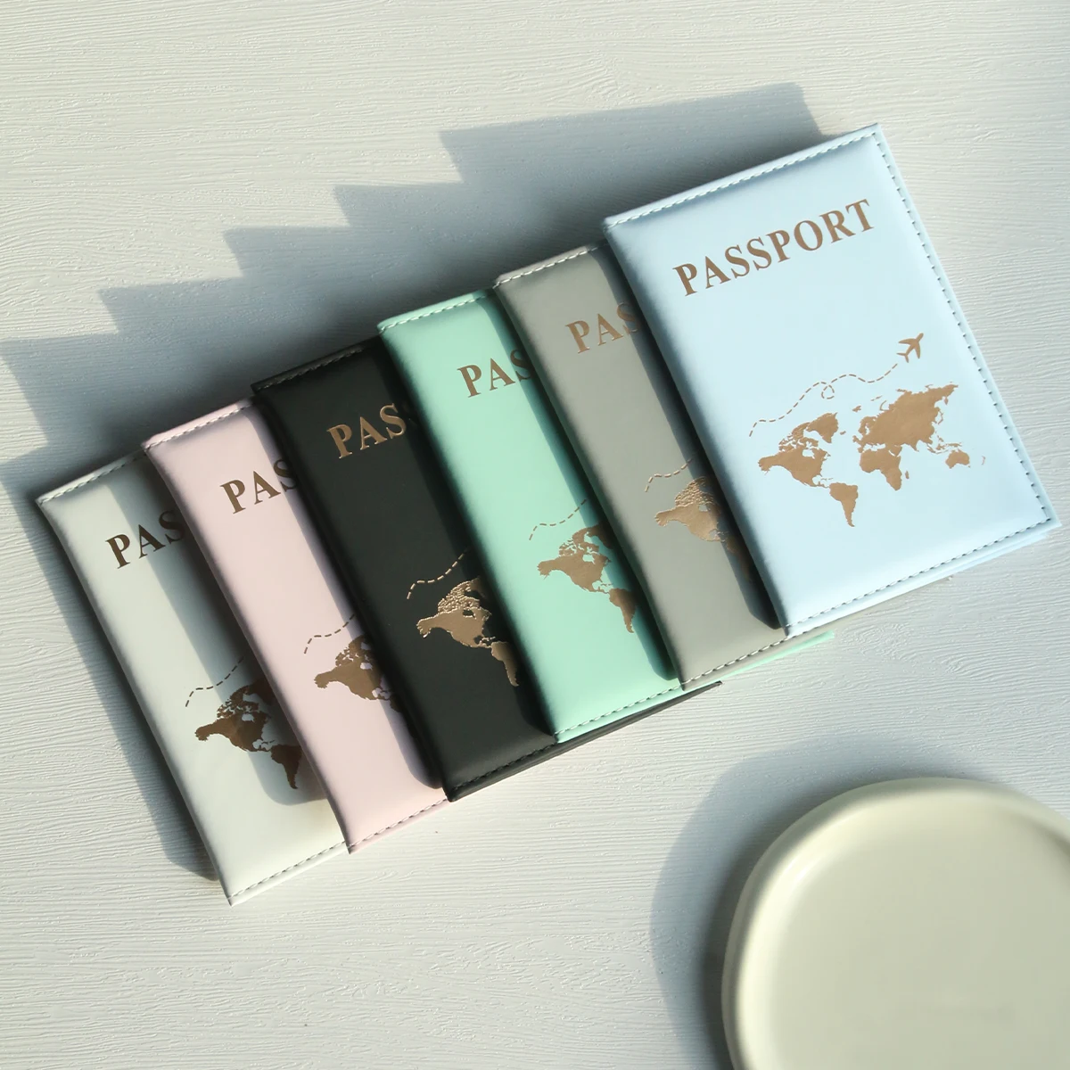 Compact Cove Map Passport Holder - Travel Essential and Cruise Must-Have