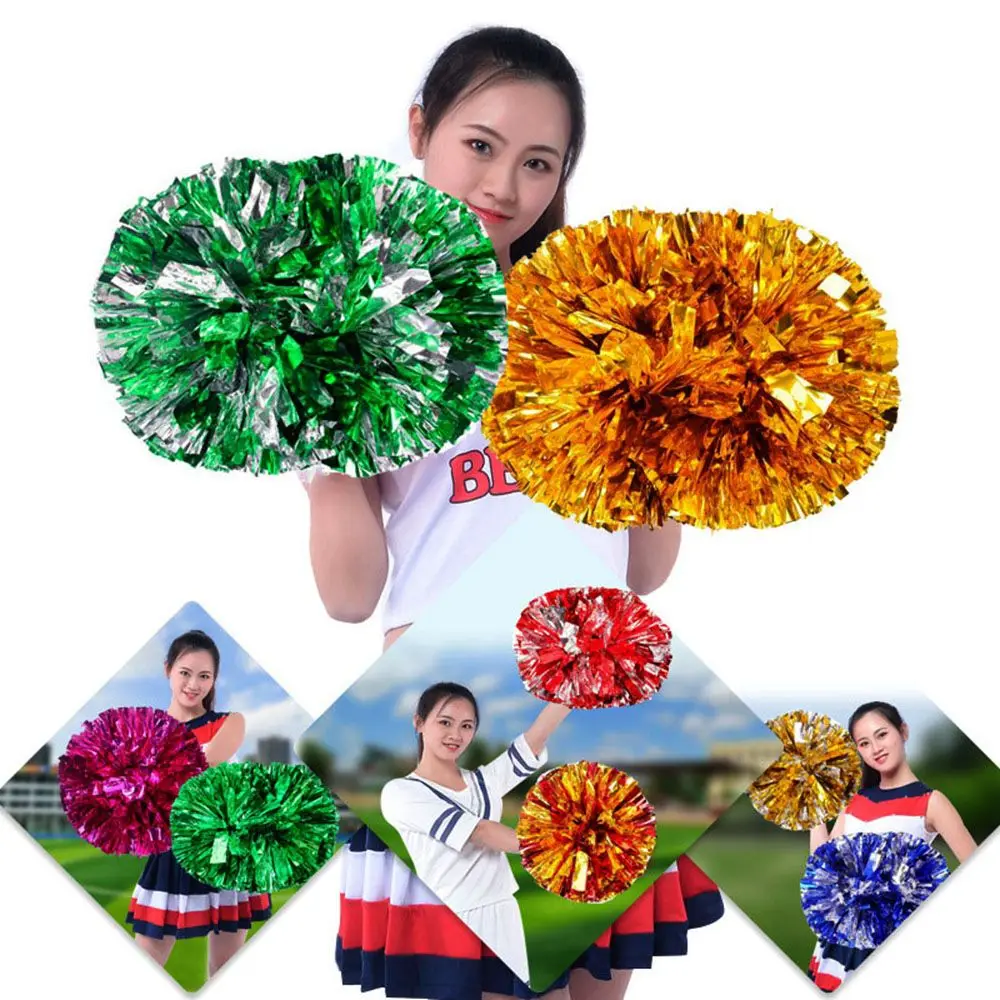 28cm Game Pom Poms Cheering Ball Sports Match Vocal Dance Party Concert Decorator Props Club