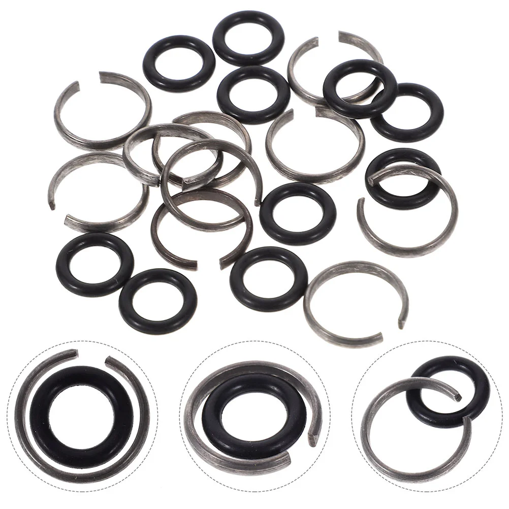 

5 Sets Electric Wrench Ring O-ring Tool Wrenches Rubber Rings Socket Retainer Ring