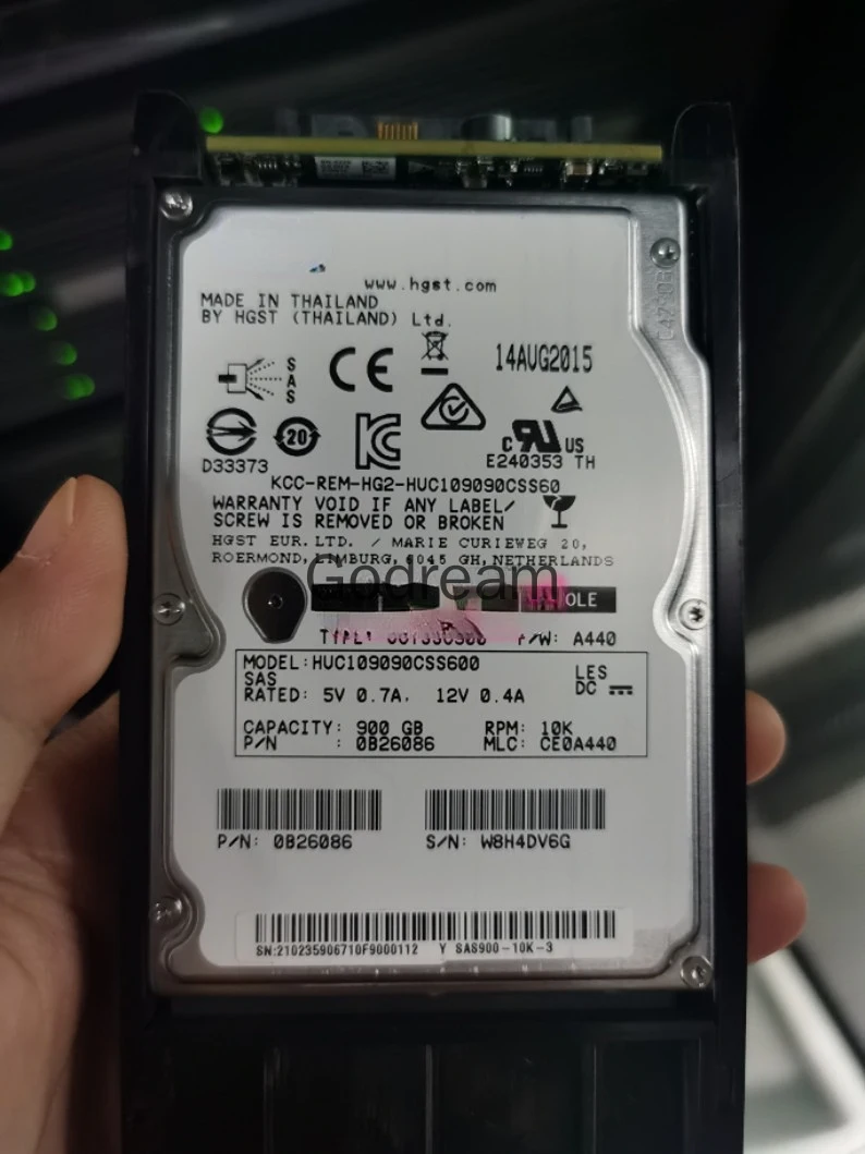 For Huawei S2600T S5500T S2200T storage hard disk 02359067 900G 10K SAS