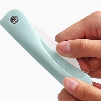 جيب التقشير قشر سكين للفرد شفرة مقشرة سيراميك الخضار المطبخ الفاكهة زركونيا أدوات المائدة القاطع قطع شريحة نزهة حادة - Image 6