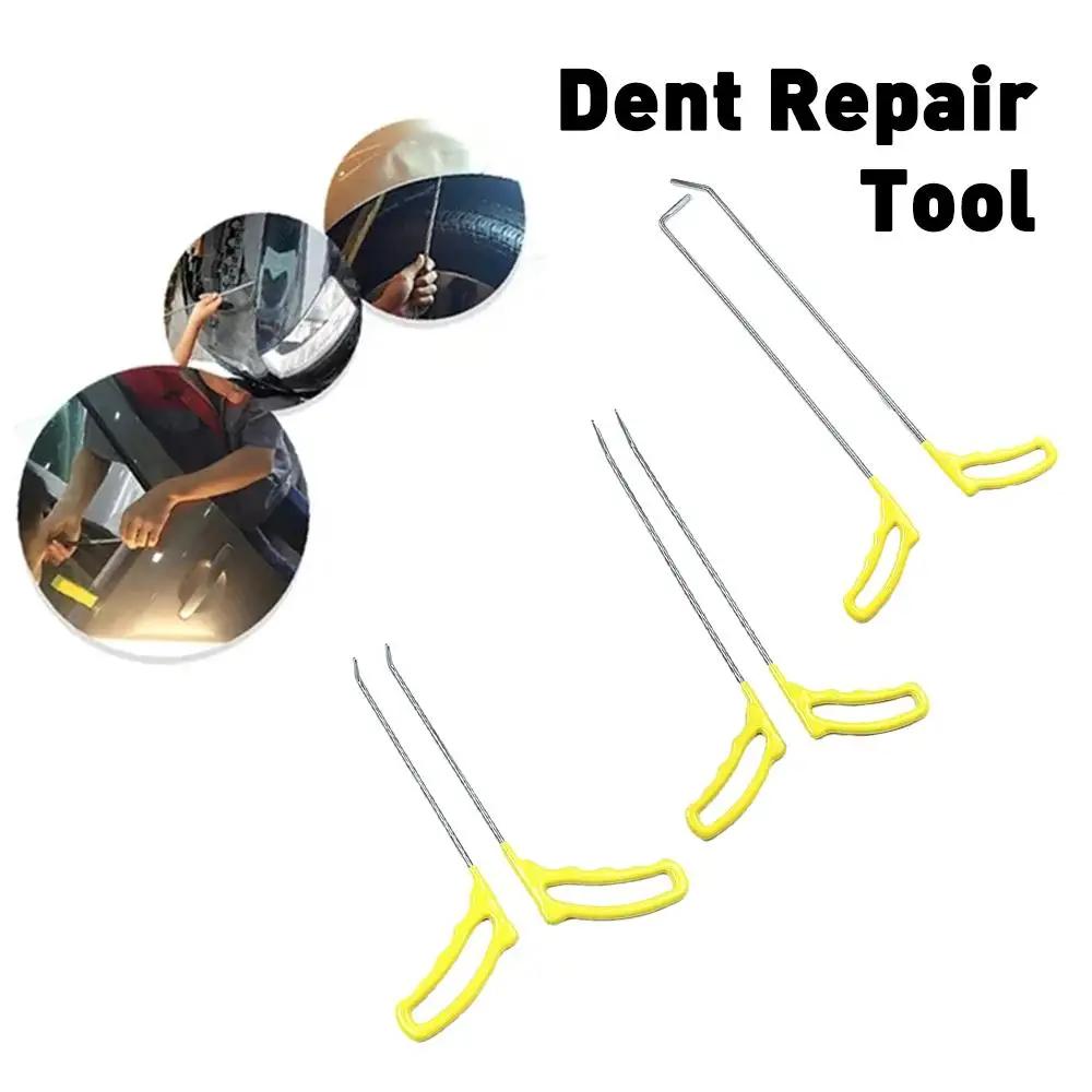 

Auto Body Dent Repair Removal Tool Kits Dent Lifter Dent Repair Hooks Stainless Steel Push Rods 40GF