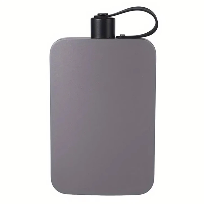 A64T-500Ml Stainless Steel Hip Flask,Portable,Leakproof Outdoor Travel Flask For Alcohol,Outdoor Travel Stainless Steel Flask