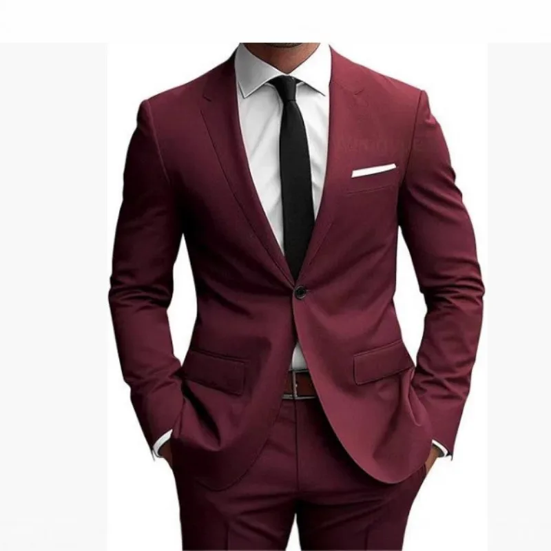 Ensemble de costume slim bleu ciel pour homme