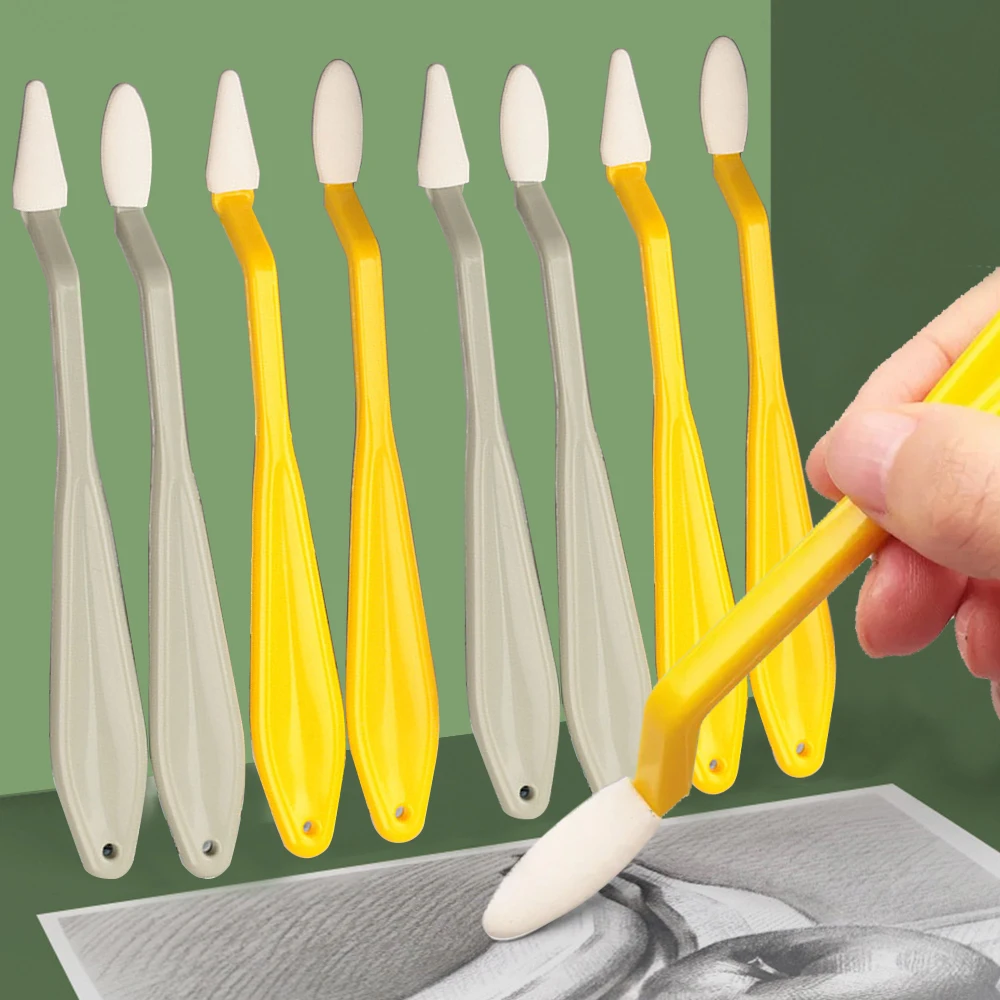 Sketch Eraser Pen Simple Art Sketch Wipe Knife Washable Sponge Highlight Brush Artist Drawing Correction Detail Tools
