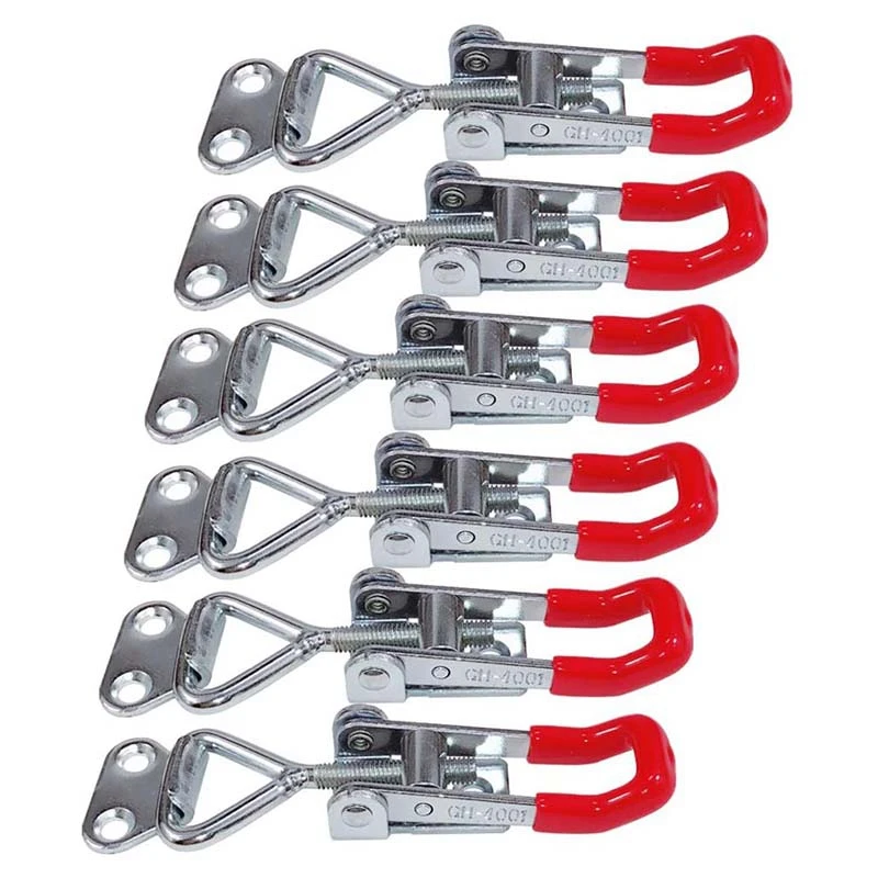 Pull Latch Clamp 6pcs Pull Action Latch Adjustable Toggle Clamp 150kg