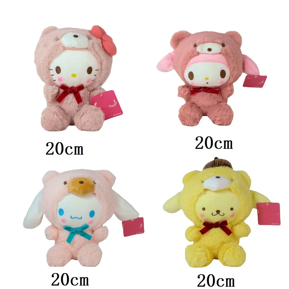 Original Cartoon Hellokitty Animal Plush Cat Toys KT Plush Doll For Children 20cm Soft Stuffed Sanrio Doll