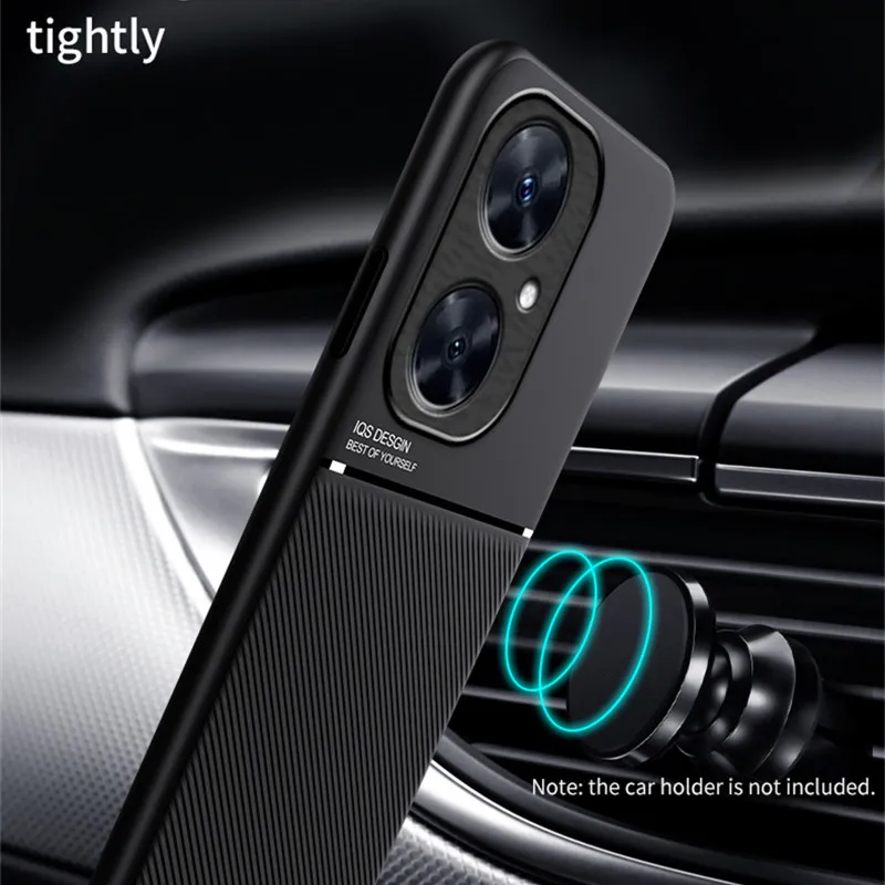 화웨이 노바 11i 4G 케이스 가죽 마그네틱 자동차 홀더 전화 케이스 Hauwei Nova11i 11 i i11 4G MAO-LX9 소프트 범퍼 커버