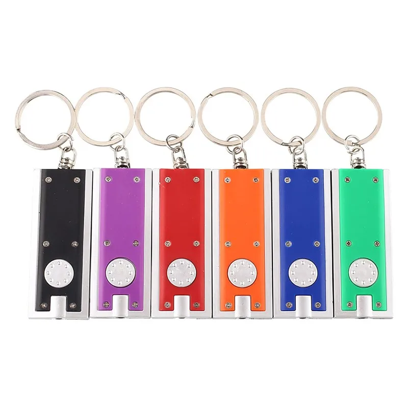 Mini LED Keychain Flashlight Key Chain Keyring Light Lamp Torch Search Outdoor Astigmatism Light Led Flashlight