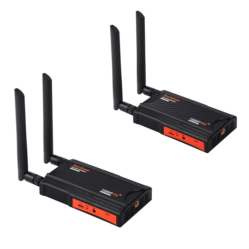 

Wireless -Compatible Extender Kit,200M Wireless Video Transmitter And Receiver For Camera Projector Laptop US Plug