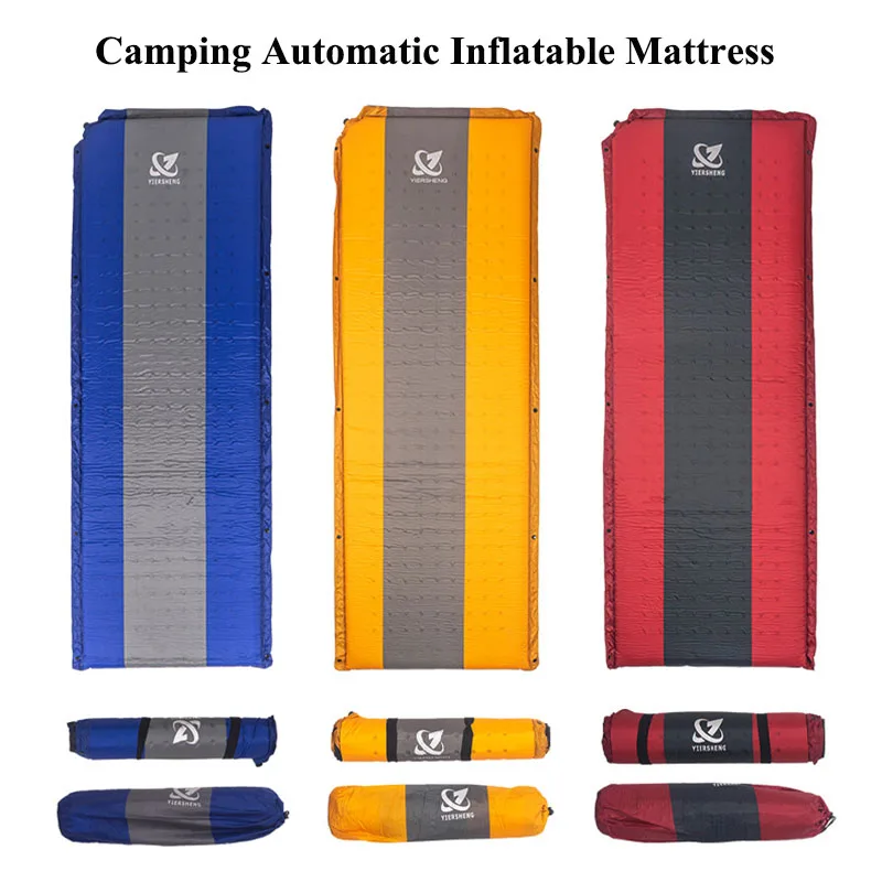 

Camping Automatic Inflatable Mattress Air Cushion Sleeping Pad Waterproof Folding Picnic Backpack Hiking Travel Sponge Air Mat