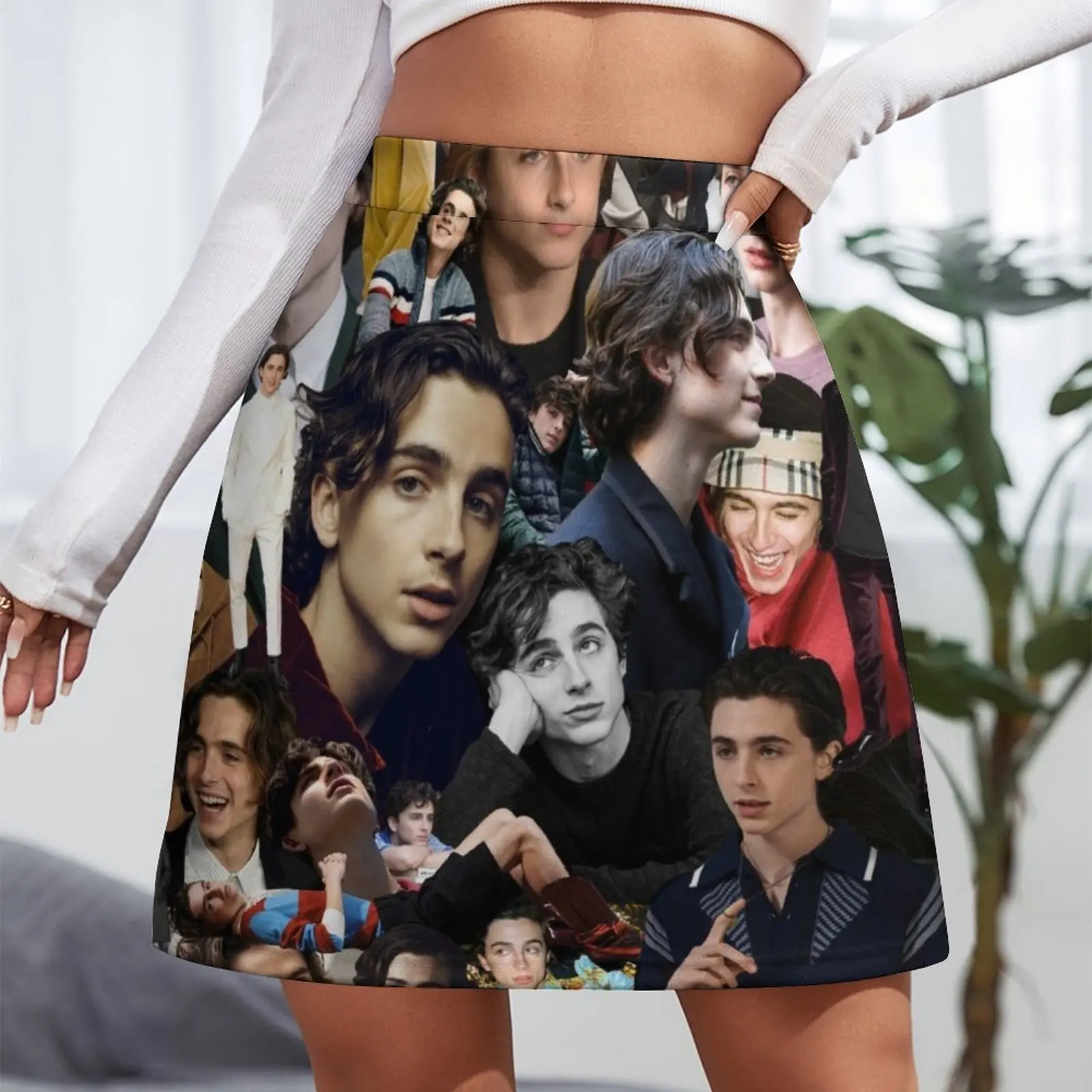 Timothee Chalamet Mini Skirt sexy skirt clothing women summer 2024 fairy core
