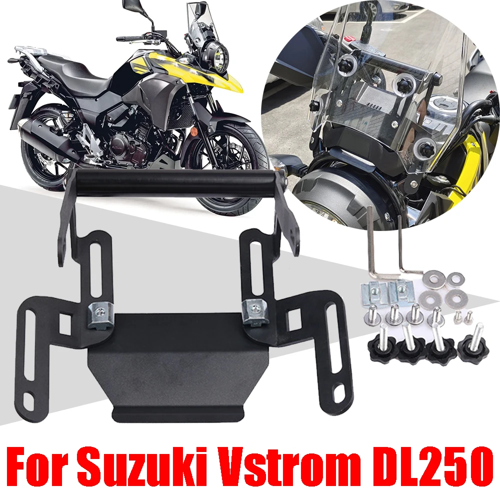 

For SUZUKI Vstrom 250 V-strom DL250 DL 250 Accessories Phone Holder Windshield Lifting Adjustment Support GPS Navigation Bracket