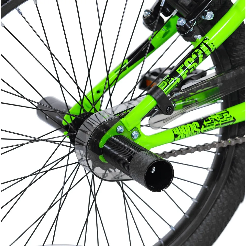 20" BMX Bicycle, Fits Riders 4'2" - 5', Green, Child, Unisex 6