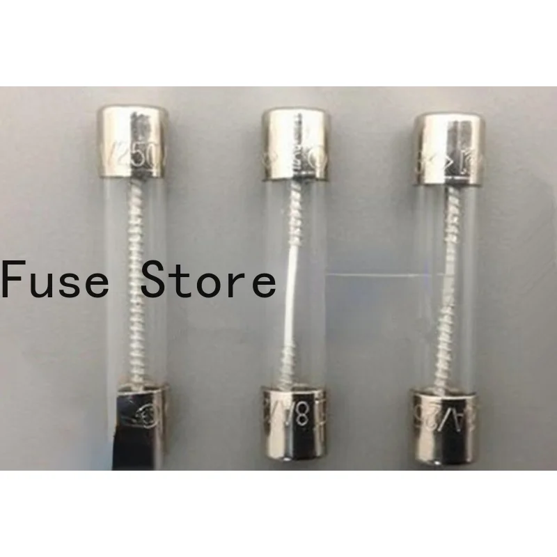 

5PCS 6 * 32 Glass Fuse Tube 313 5A L250V Slow Delay Type Imported