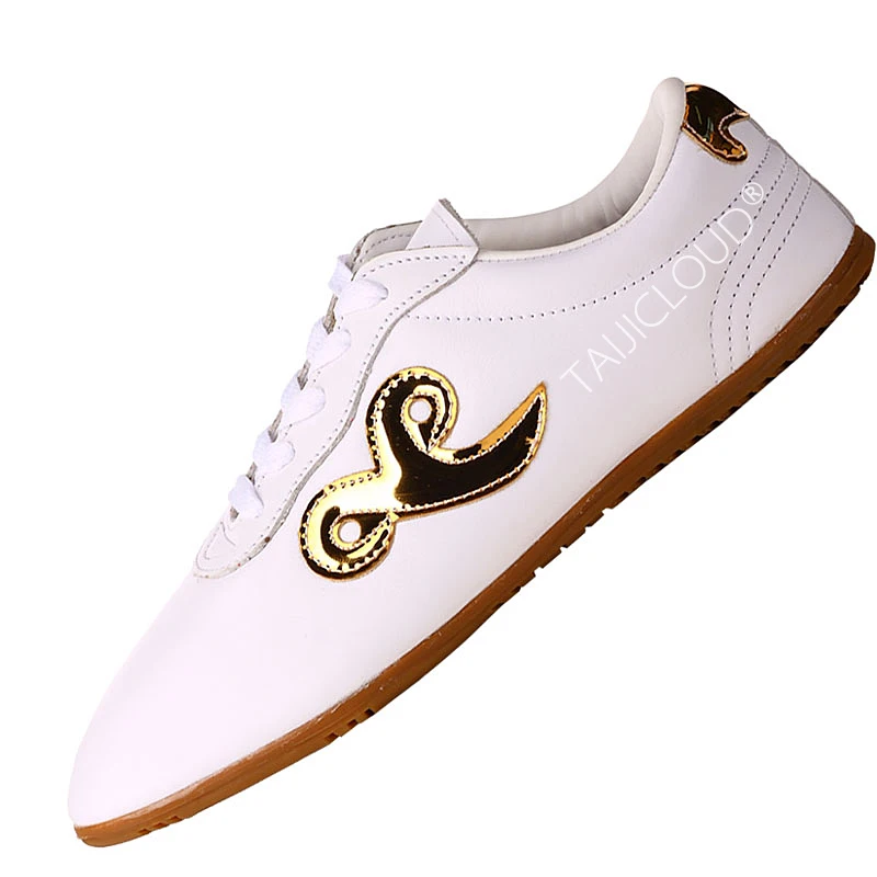 Martial arts shoes with ultra-light soles, made of top-grain cowhide, suitable for training, performances, and competitions
