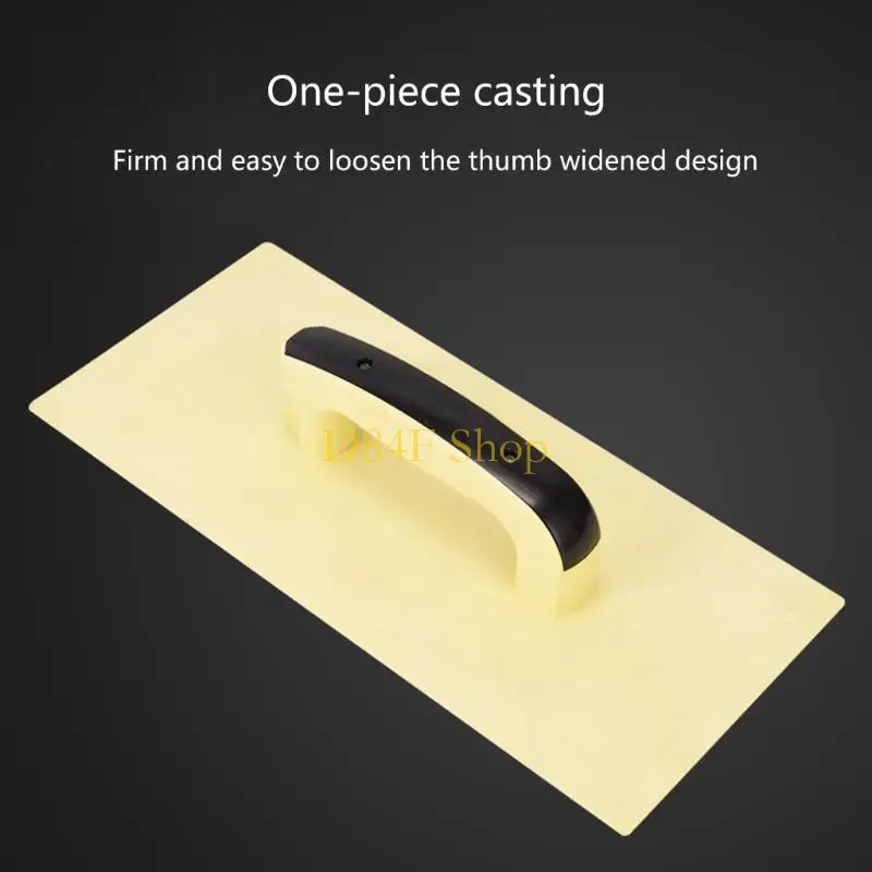 D84F Plastic Cement Trowel with Smooth Surfaces for Walls Floor and Outdoor Projects