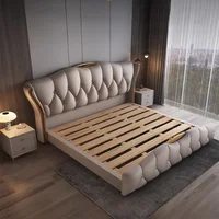 180X200 cm meubles de chambre complets roi ensemble têtes de lit double complet chambres de mariage pas cher pleine taille lit queen cadre de lit 5