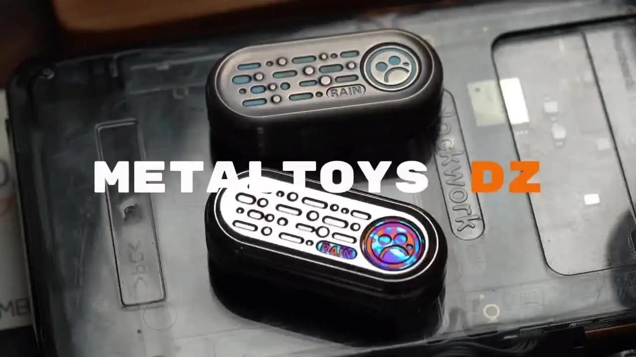正規品 Top-B Rain DZ フィジェット トイ EDC チタン製 Metal Toys Dz Topb Rain Titanium With Mokuti Four Materials