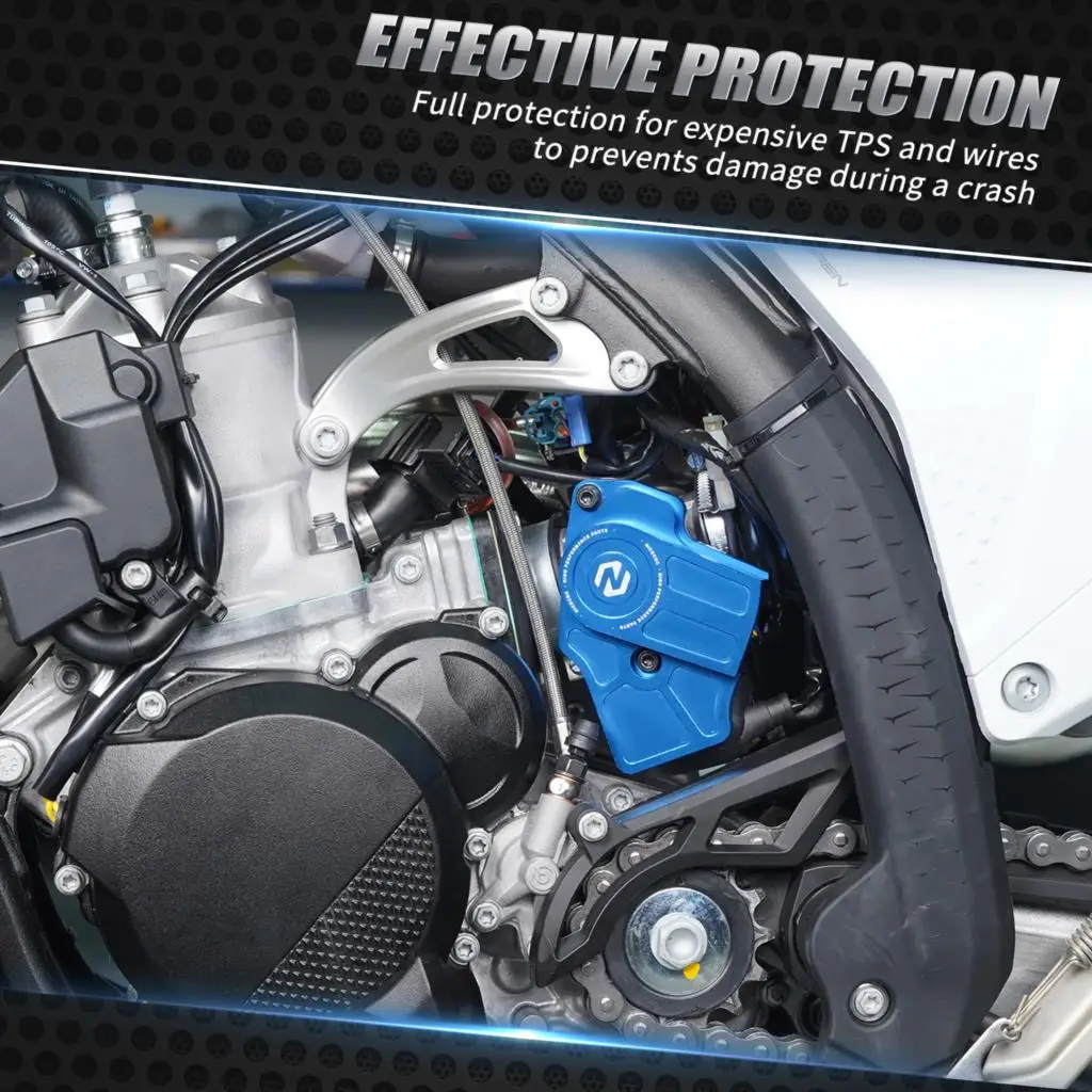 NICECNC Für KTM EXC 300 250 XCW 2024 2025 TPS Drosselklappengehäuse Schutz Für Husqvarna TE 300 GasGas EC 300 TBi Enduro Engineering – Detail 7