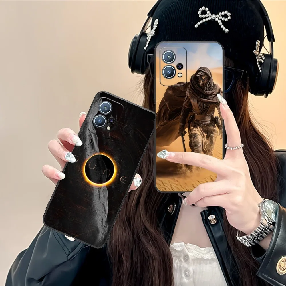 Fashion D-Dune Mobile Cell Phone Case For Huawei P60 P50 P40 P30 P20 P10 P9 P8 Pro Lite Plus Black Soft Phone Cover Funda