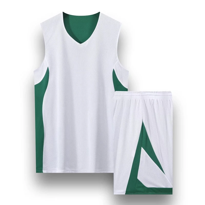 Men Kids High Quality DIY Customized Double-side Basketball Training Uniform Reversible Basketball Jersey Sets New Collection