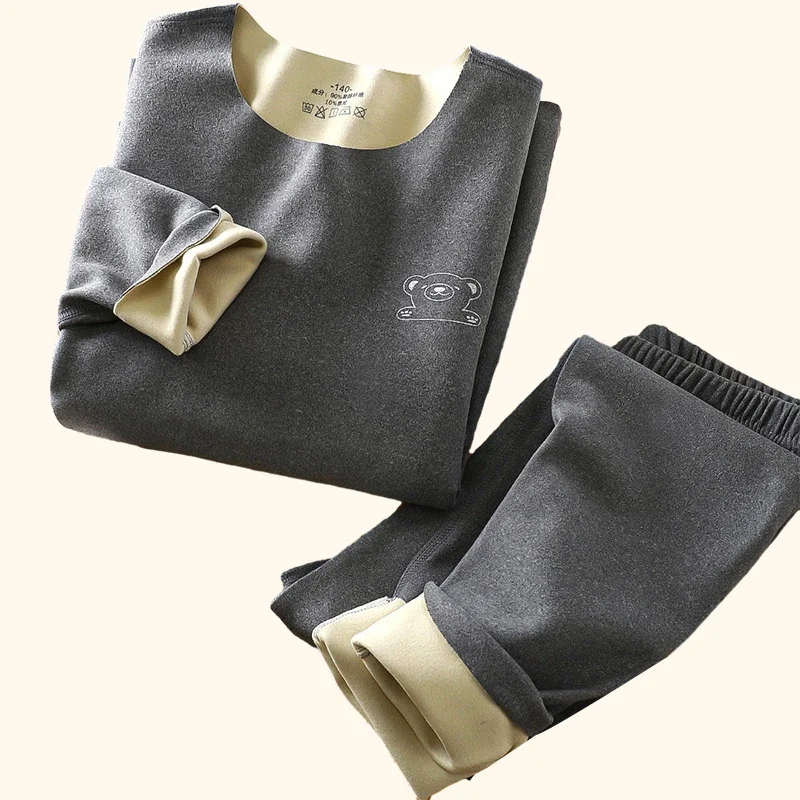 مجموعات ملابس داخلية حرارية للأطفال ، جونز طويل ، كم طويل ، ملابس أطفال ، بدلات أولاد ، خريف ، شتاء ، 2 قطعة 2