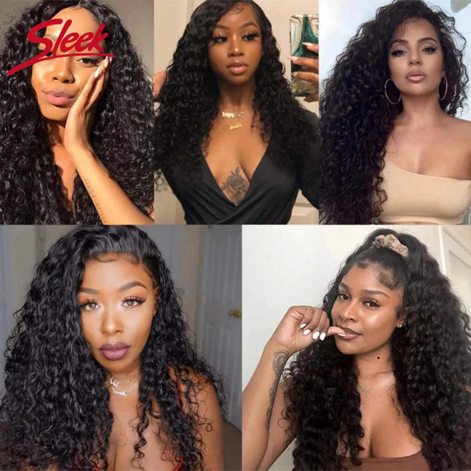 Brazilian Water Wave Human Hair Remy Deep Hair Bundles 12A Grade Extension 1/3/4 Bundles human hair bundles