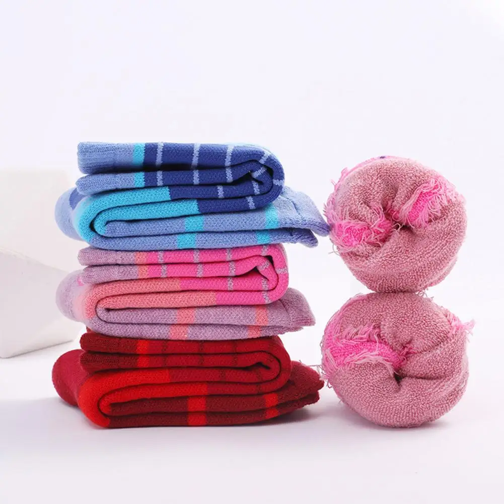1 Pair Children Thermal Socks High Elastic Non-Slip for Skiing Winter ski socks