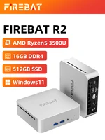 FIREBAT R2 Mini PC Gamer AMD Ryzen 5 3500U Windows 11 Mini PC Gaming DDR4 16GB RAM 512GB SSD WIFI5 BT4.2 Desktop Computer minipc