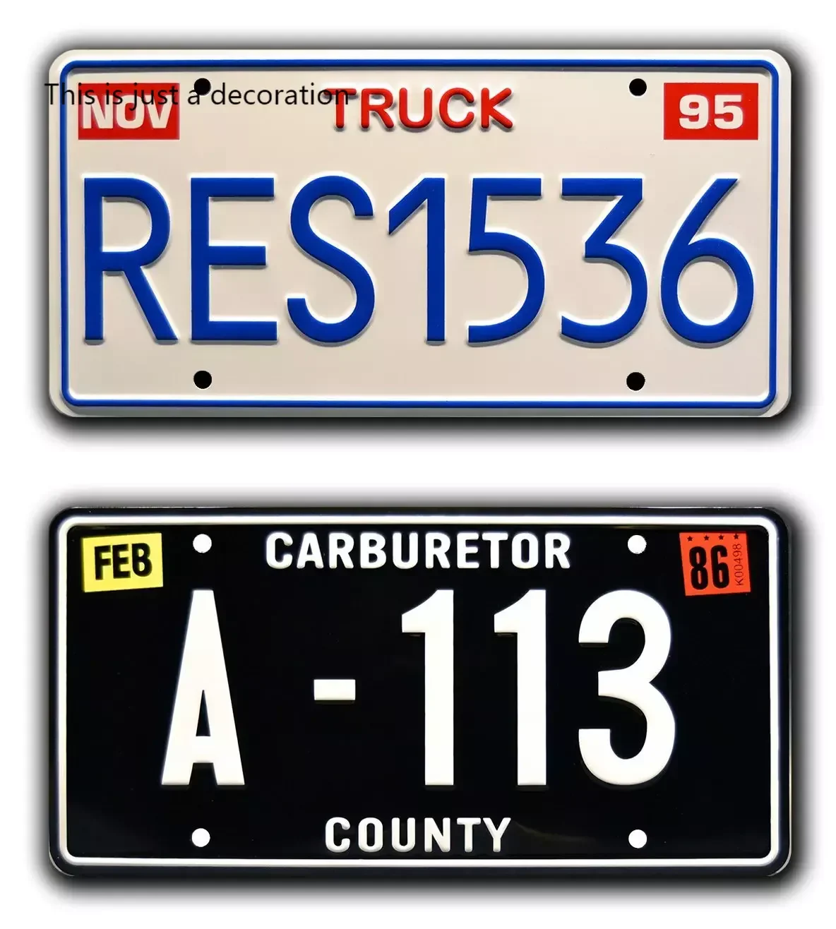 

LWYRUP + 327 2153 | Metal Stamped License Plates -License Plate License Plate Frames Car Decor License Plate