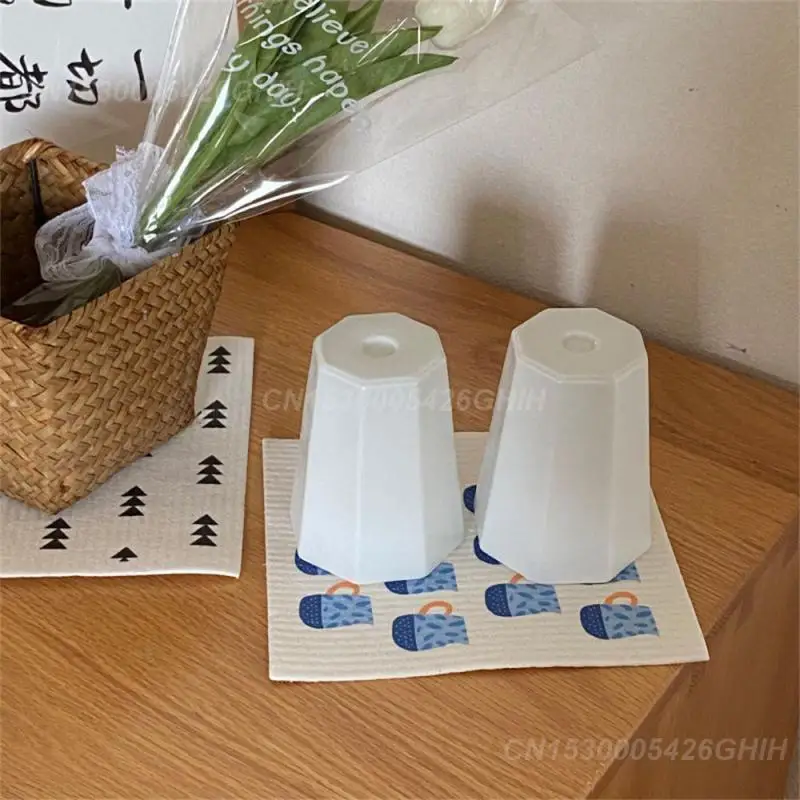 행주 창의적인 부드러운 식기 세척 천, 청소 용품, 스폰지 닦기, 휴대용 주방 도구, 기름 흡수, 5 개, 10 개, 20 개