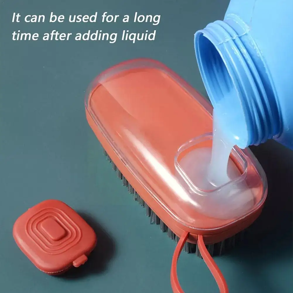 

Multifunctional Liquid Cleaning Brush Automatic Liquid-filled Shoe Cleaning Household Brush Laundry Artifact Soft Brush N4C0