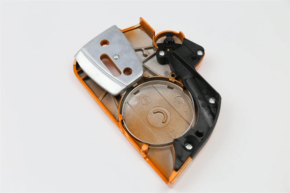 Pignone catena freno coperchio laterale motoseghe pezzi di ricambio adatti per motosega Husqvarna 340 345 346 350 353 357 359 537107901 Nuovo di zecca - immagine 5
