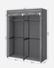 SONGMICS Closet Wardrobe, Portable Closet for Bedroom, Clothes Rail with Non-Woven Fabric Cover, Clothes Storage Organizer 6