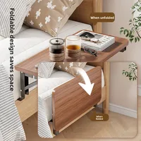 Table de chevet pliable, étagère de rangement, petite armoire latérale pour la maison, table de chevet pour la chambre à coucher, table de chevet 2