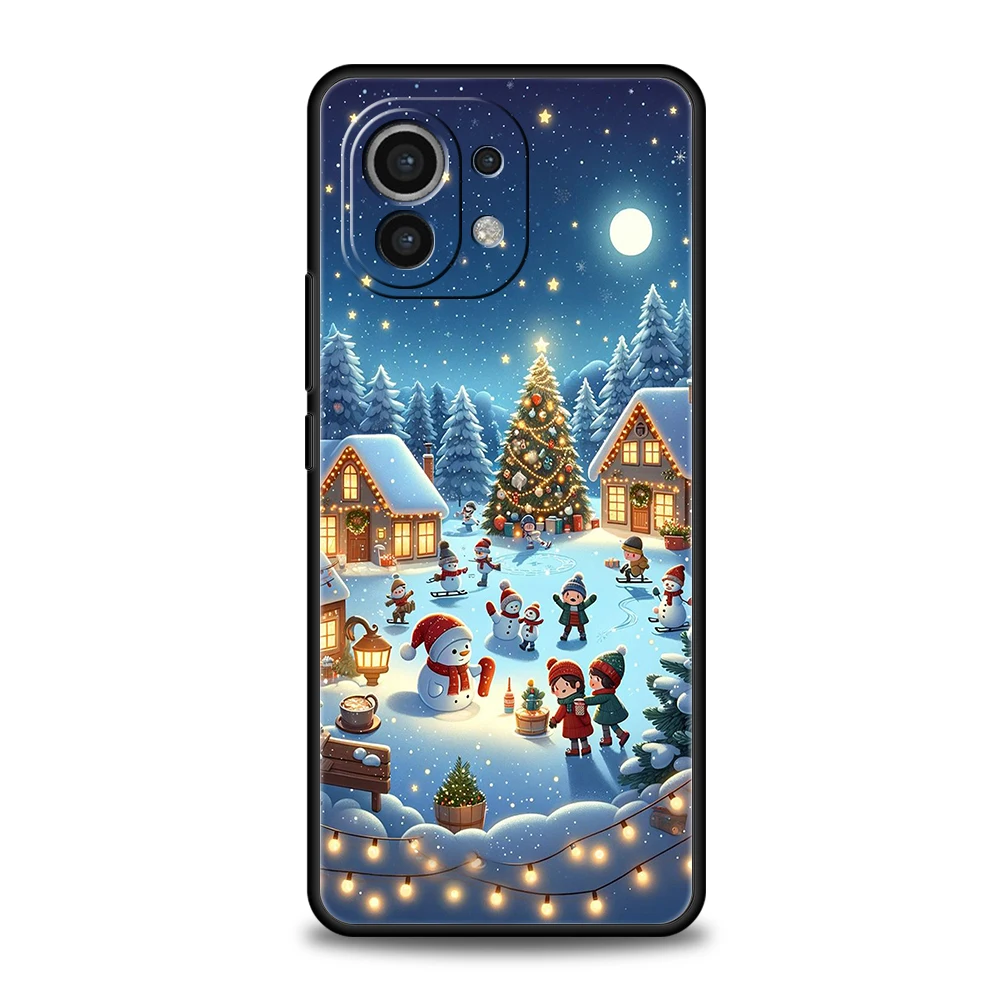 Neujahr Weihnachten Handyhülle für Xiaomi Mi 15 14 13 12 11 Ultra 14T 13T 12T 11T 10T Pro Lite 5G stoßfeste Silikonkappen – Detail 2