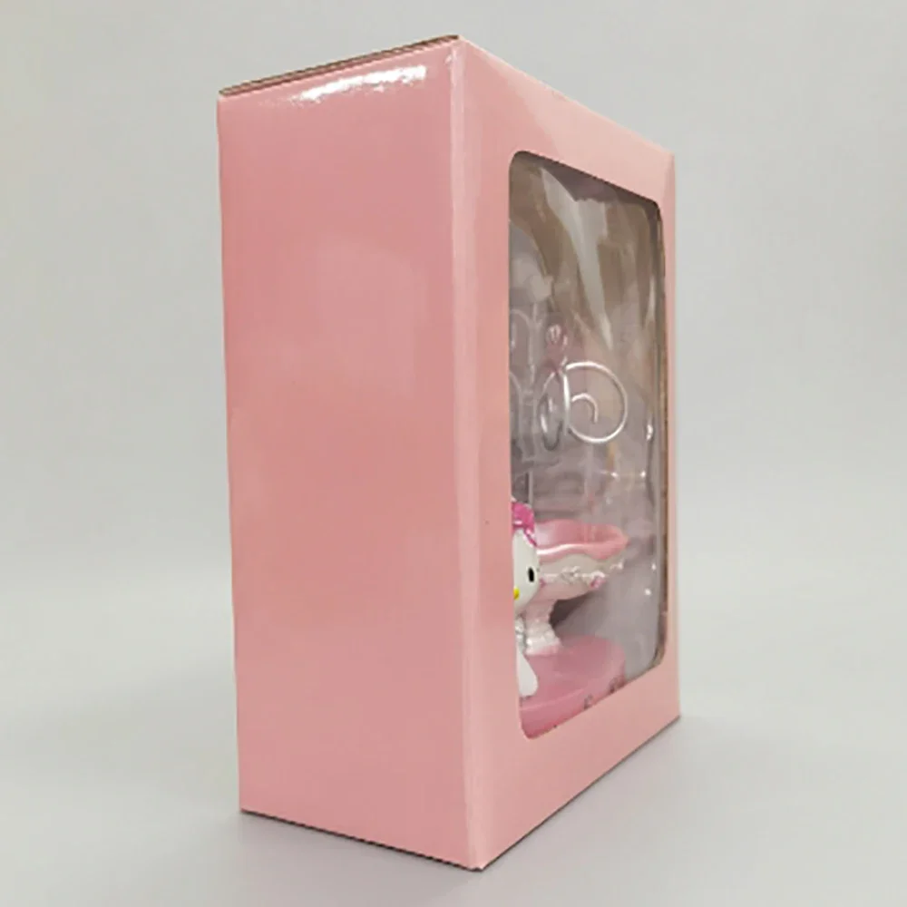 산리오 헬로 키티 애니메이션 중세 펜던트 피규어, 귀여운 장난감 장식, 액션 컬렉션, PVC 소재, 소녀용 선물, 19cm