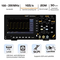 Owon Digital Oscilloscope SDS200 2-channels 100Mhz 150Mhz 200Mhz 1GS/s FFT+ 25MHz 14Bit Signal Generator SDS210S SDS215S SDS220S 2