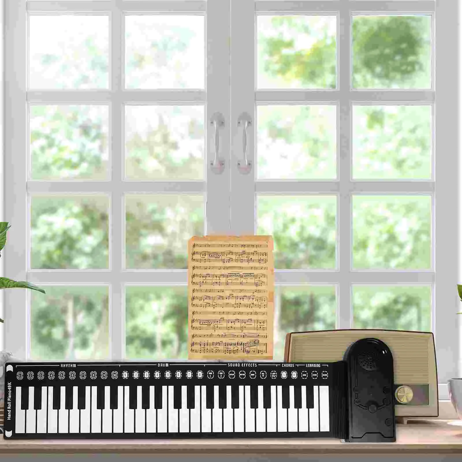 1PCS Piano keyboardist electronic out digital roll pad foldable electric piano rolled