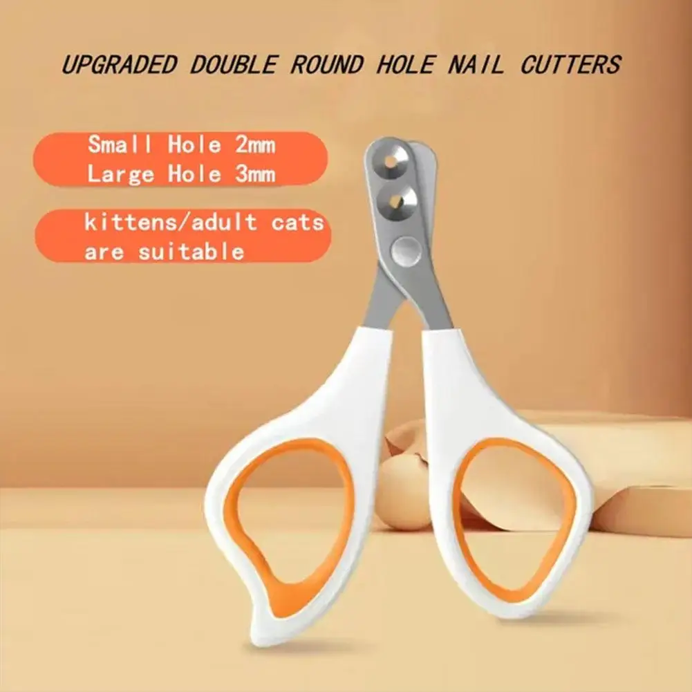 

Double Hole Professional Pet Nail Claw Grooming Scissors For Small Dogs Cats Grooming Accessories Y9N6