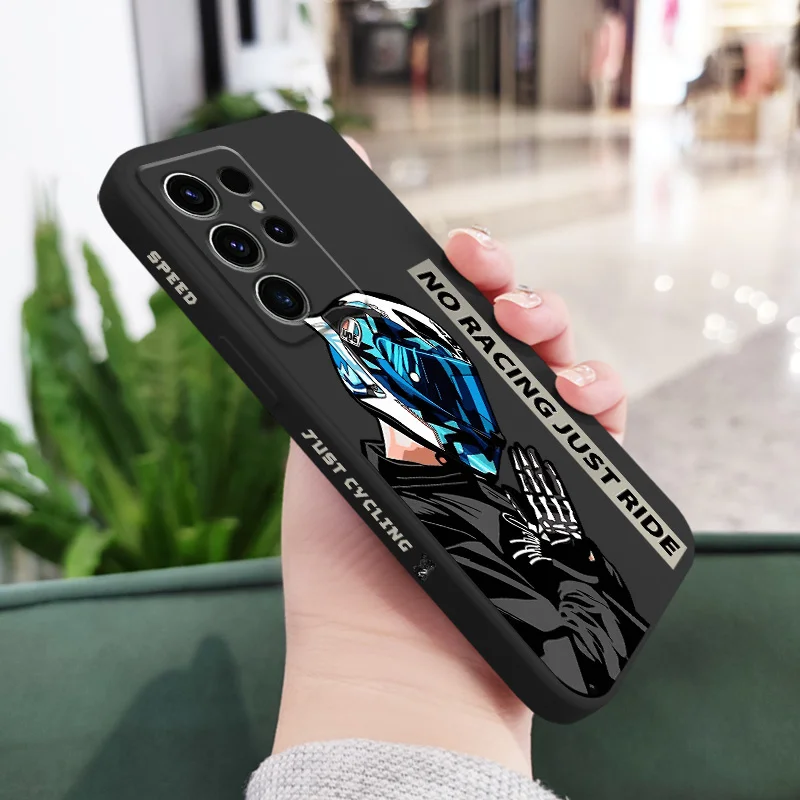 Motorcycle Boy Protective Phone Case Cover