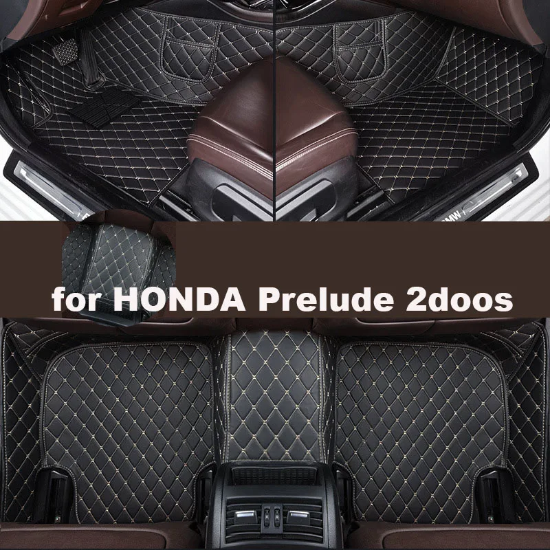 

Autohome Car Floor Mats For HONDA Prelude 2doos 1997-2001 Year Upgraded Version Foot Coche Accessories Carpetscustomized