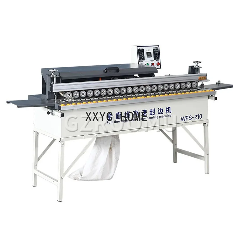 

WFS210 Full Linear Edge Banding Machine Automatic Belt Breaking Woodworking High Speed Edge Bander Wood Vacuuming And Polishing