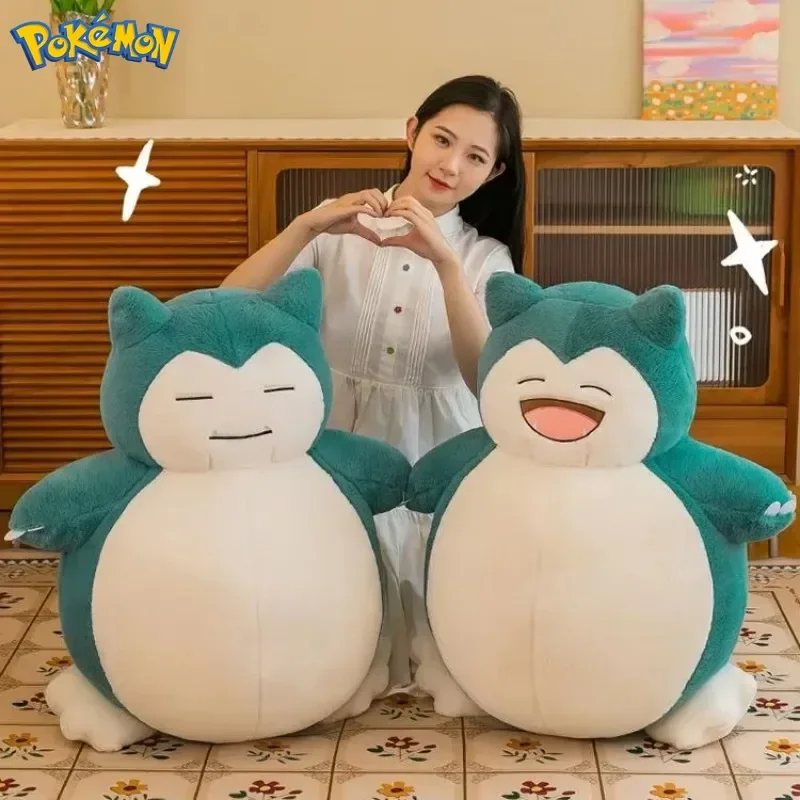 30/45/60CM Big Size Pokémon Cute Snorlax Plush Toy Cartoon Anime Plushies Peluche Home Decor Sleeping Pillow Children Toy Gift view 4