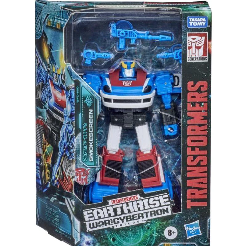 Takara Tomy-Transformers Toys Earthrise Series, WFC-E20, Smokescreen, figura de acción, Robot de colección, Hobby, juguetes para niños