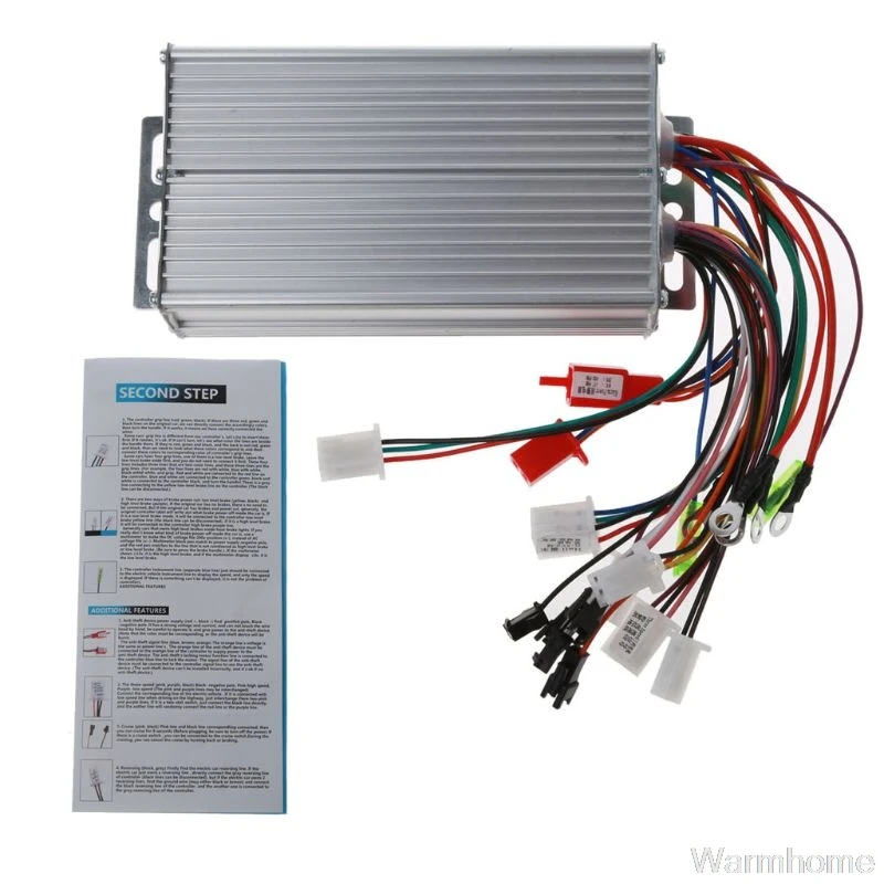 36V-48V 500W 12Pipe Wire Brushless Motor Controller for Electric Bike Tricycle dc motor speed controller,motor speed controller,electric bike controller